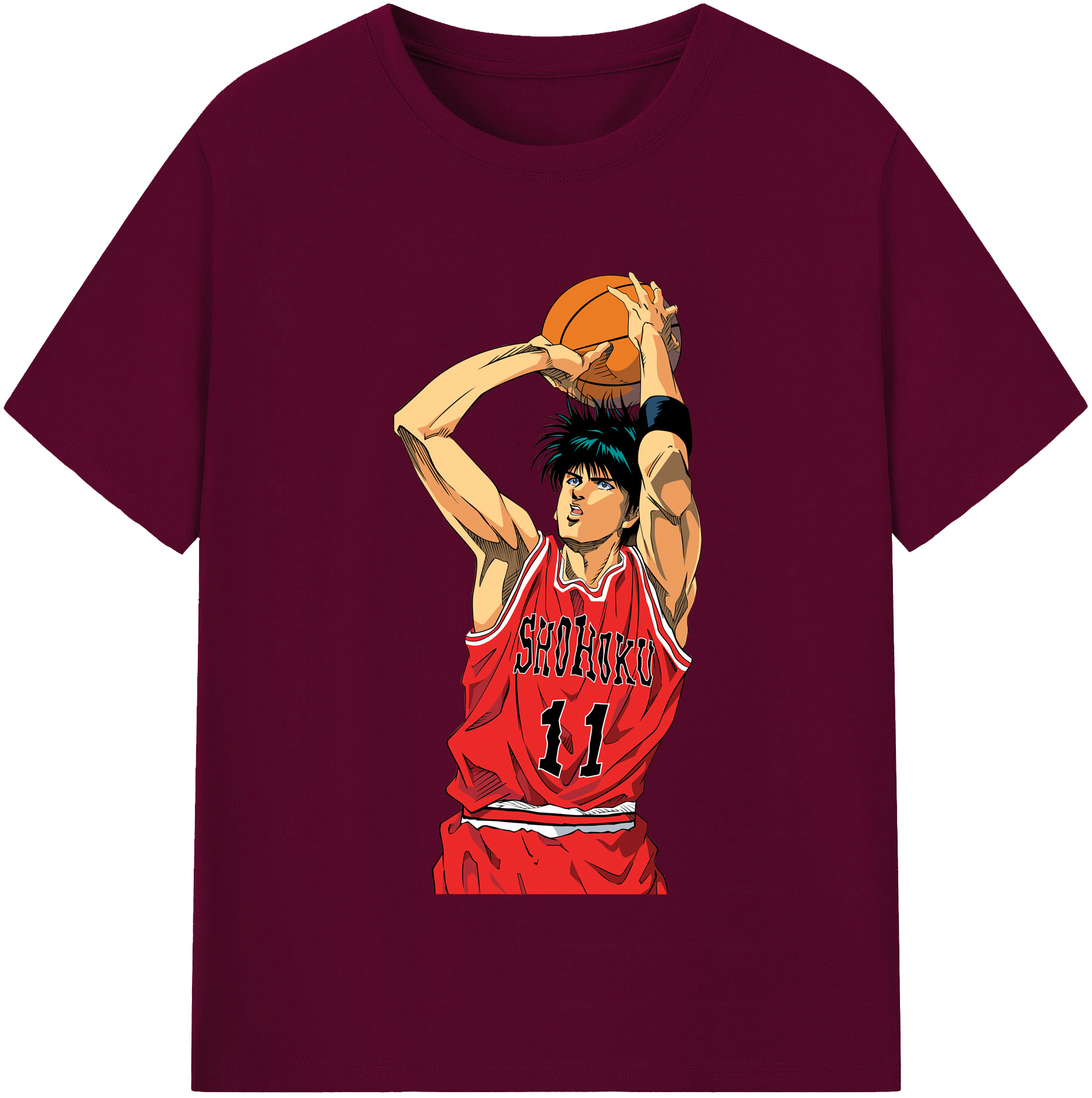 （画像用） SLAM DUNK／スラムダンク レディースカジュアルプリントTシャツ（綿100％）